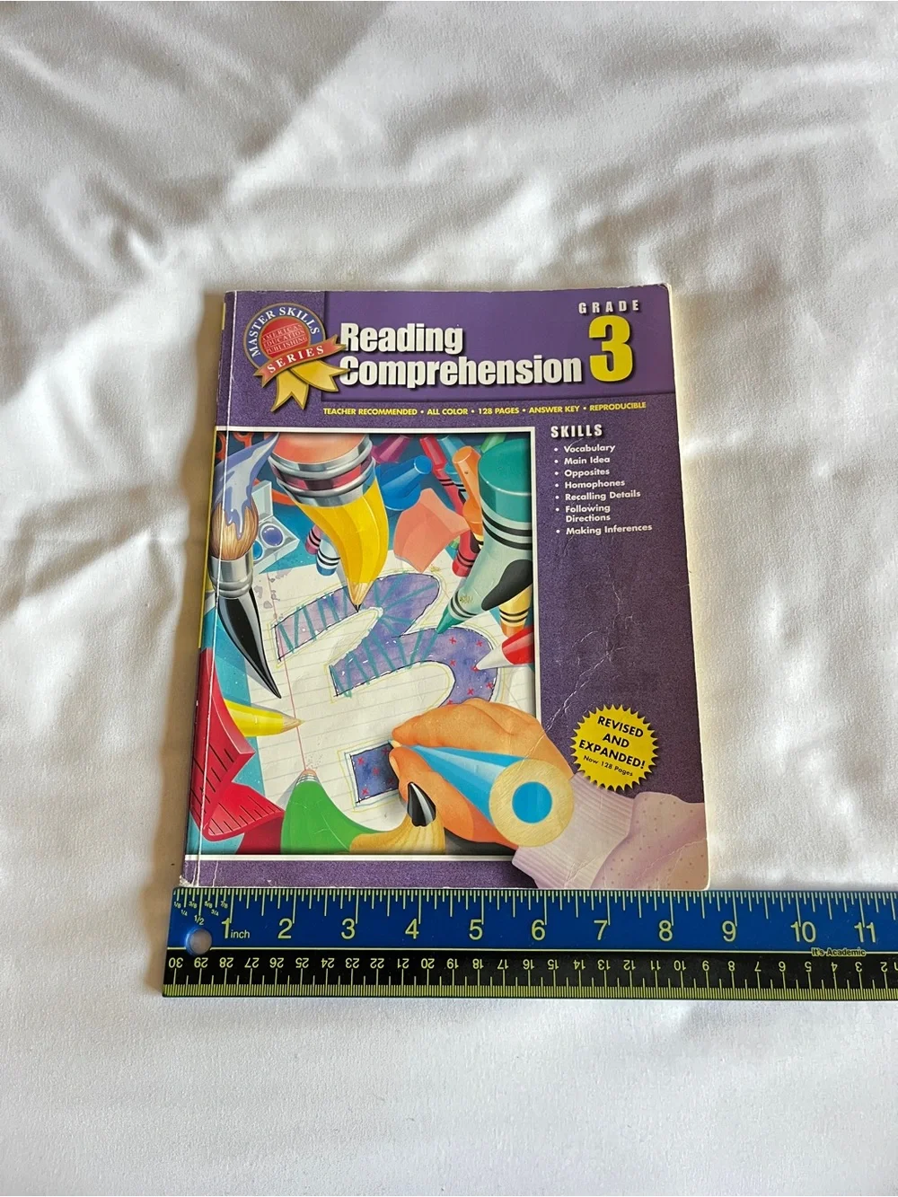 Master Skills Reading Comprehension Grade 3 Workbook ISBN 156189043X